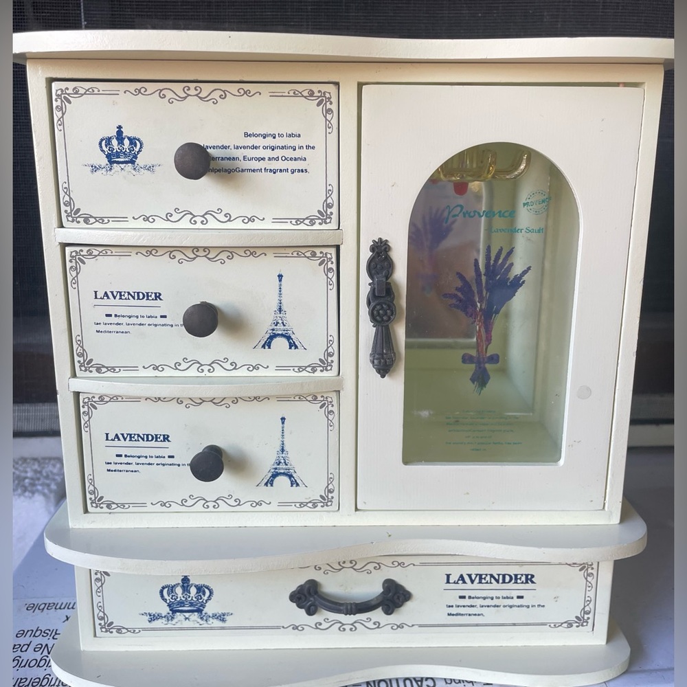 LAVENDER JEWELRY BOX